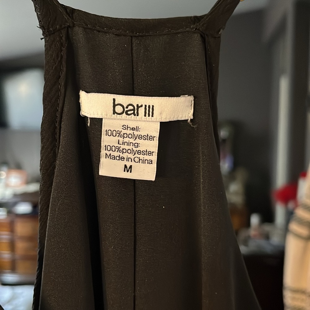 Bar3 ombre spaghetti, strap, razor back accordion, polyester,lined like new - Picture 6 of 8